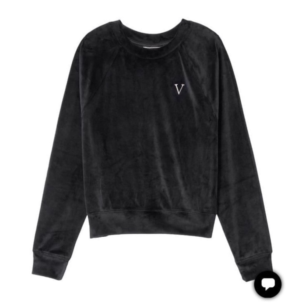 Victoria’s Secret Velour Crewneck Sweater